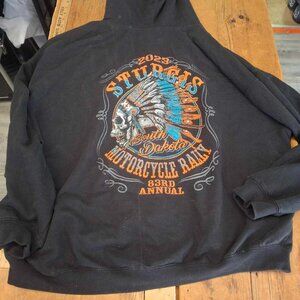 2023 Sturgis Motorcycle Rally Zippered Hoodie